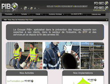 Tablet Screenshot of fosec-pibplus.com
